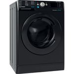 Indesit Washer dryer Freestanding BDE 86436X B UK N Black Front loader Perspective