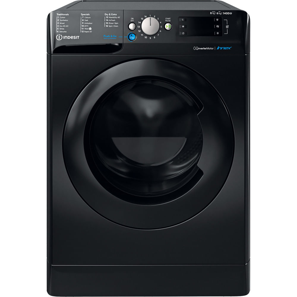 Freestanding Washer Dryer Indesit BDE 86436X B UK N - BDE 86436X B UK N