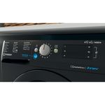 Indesit Washer dryer Freestanding BDE 86436X B UK N Black Front loader Lifestyle control panel