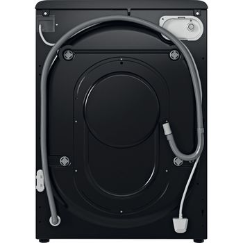 Indesit Washer dryer Freestanding BDE 86436X B UK N Black Front loader Back / Lateral