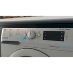 Indesit Washer dryer Freestanding BDE 86436X S UK N Silver Front loader Lifestyle control panel