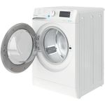 Indesit Washer dryer Freestanding BDE 86436X W UK N White Front loader Perspective open