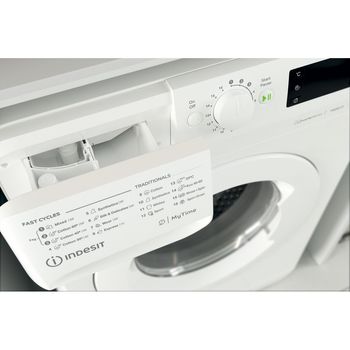 Indesit Washing machine Freestanding MTWE 91495 W UK N White Front loader B Drawer