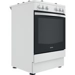Indesit Cooker IS67G1PMW/UK White GAS Perspective