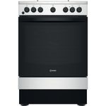 Indesit Cooker IS67G5PHX/UK Inox GAS Frontal