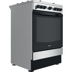 Indesit Cooker IS67G5PHX/UK Inox GAS Perspective