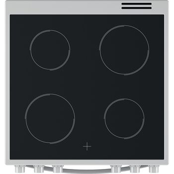 Indesit Cooker IS67V5KHW/UK White Electrical Frontal top down