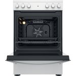 Indesit Cooker IS67V5KHW/UK White Electrical Frontal open