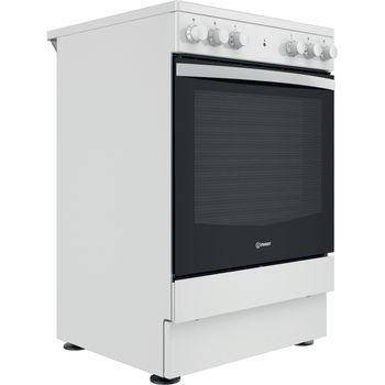 Indesit Cooker IS67V5KHW/UK White Electrical Perspective