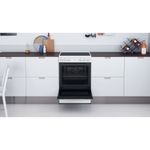 Indesit Cooker IS67V5KHW/UK White Electrical Lifestyle frontal open