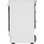Indesit Cooker IS67V5KHW/UK White Electrical Back / Lateral