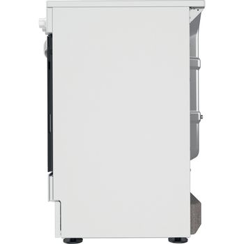 Indesit Cooker IS67V5KHW/UK White Electrical Back / Lateral