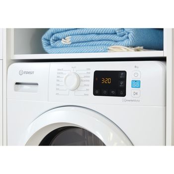 Indesit Dryer YT M11 83 X UK White Lifestyle control panel