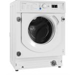Indesit Washing machine Built-in BI WMIL 91485 UK White Front loader B Perspective