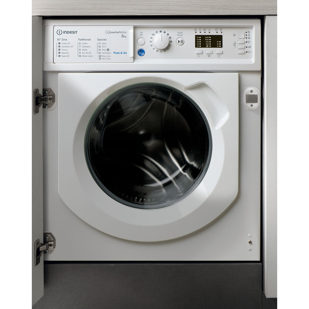 Integrated Washing Machine Indesit BI WMIL 81485 UK - BI WMIL 81485 UK