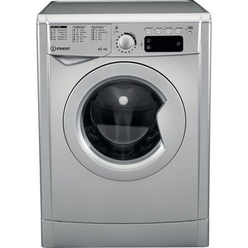 Indesit Washer dryer Freestanding EWDE 861483 S UK Silver Front loader Frontal