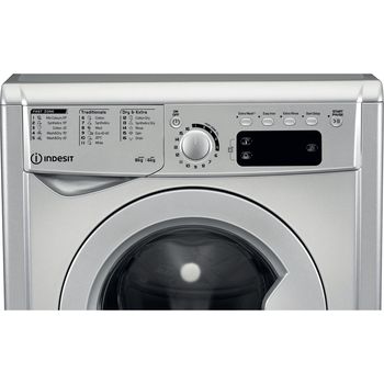 Indesit-Washer-dryer-Freestanding-EWDE-861483-S-UK-Silver-Front-loader-Control-panel