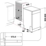 Indesit-Dishwasher-Freestanding-DF9E-1B10-S-UK-Freestanding-F-Technical-drawing