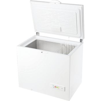 Indesit Freezer Freestanding OS 2A 250 H2 1 White Perspective open