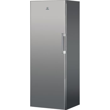 Indesit Freezer Freestanding UI6 F2T S UK Silver Perspective