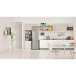 Indesit Fridge Freezer Freestanding IB55 532 S UK Silver 2 doors Lifestyle frontal