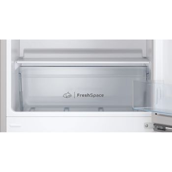 Indesit Fridge Freezer Freestanding IB55 532 S UK Silver 2 doors Drawer