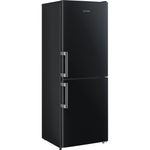 Indesit Fridge Freezer Freestanding IB55 532 B UK Black 2 doors Perspective