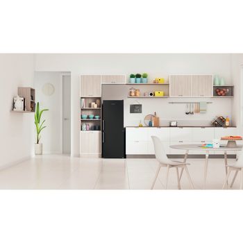 Indesit Fridge Freezer Freestanding IB55 532 B UK Black 2 doors Lifestyle frontal