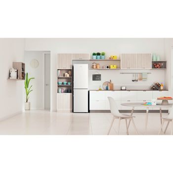 Indesit Fridge Freezer Freestanding IB55 732 W UK White 2 doors Lifestyle frontal