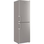 Indesit Fridge Freezer Freestanding IB55 732 S UK Silver 2 doors Perspective