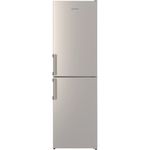 Indesit Fridge Freezer Freestanding IB55 732 S UK Silver 2 doors Frontal