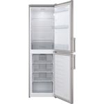 Indesit Fridge Freezer Freestanding IB55 732 S UK Silver 2 doors Frontal open