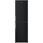 Indesit Fridge Freezer Freestanding IB55 732 B UK Black 2 doors Frontal