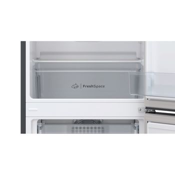 Indesit Fridge Freezer Freestanding IB55 732 B UK Black 2 doors Drawer