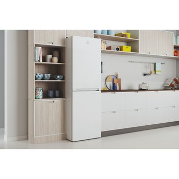 Indesit Fridge Freezer Freestanding IBTNF 60182 W UK White 2 doors Lifestyle perspective