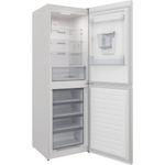 Indesit Fridge Freezer Freestanding IBTNF 60182 W AQUA UK White 2 doors Perspective open
