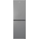 Indesit Fridge Freezer Freestanding IBTNF 60182 S UK Silver 2 doors Frontal