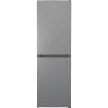 Indesit Fridge Freezer Freestanding IBTNF 60182 S UK Silver 2 doors Frontal