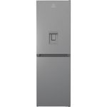 Indesit Fridge Freezer Freestanding IBTNF 60182 S AQUA UK Silver 2 doors Frontal