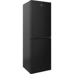 Indesit Fridge Freezer Freestanding IBTNF 60182 B UK Black 2 doors Perspective