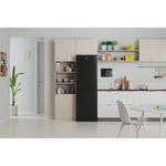 Indesit Fridge Freezer Freestanding IBTNF 60182 B UK Black 2 doors Lifestyle frontal