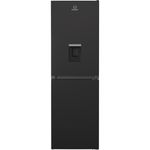 Indesit Fridge Freezer Freestanding IBTNF 60182 B AQUA UK Black 2 doors Frontal