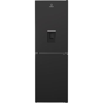 Indesit Fridge Freezer Freestanding IBTNF 60182 B AQUA UK Black 2 doors Frontal