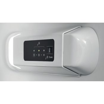Indesit Fridge Freezer Freestanding LI8 S2E S UK Silver 2 doors Control panel