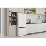 Indesit Fridge Freezer Freestanding LI6 S2E W UK Global white 2 doors Lifestyle perspective