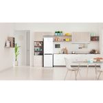 Indesit Fridge Freezer Freestanding LI8 S2E W UK Global white 2 doors Lifestyle frontal open