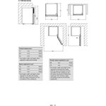 Indesit Refrigerator Freestanding I55VM 1120 W UK White Technical drawing