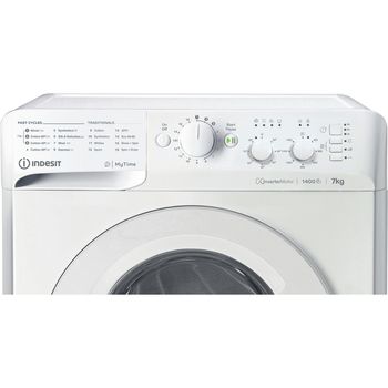 Indesit Washing machine Freestanding MTWC 71485 W UK White Front loader B Control panel