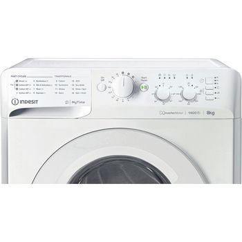 Indesit Washing machine Freestanding MTWC 81495 W UK White Front loader B Control panel