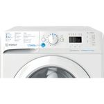 Indesit Washing machine Freestanding BWA 81496X WV UK White Front loader A Control panel